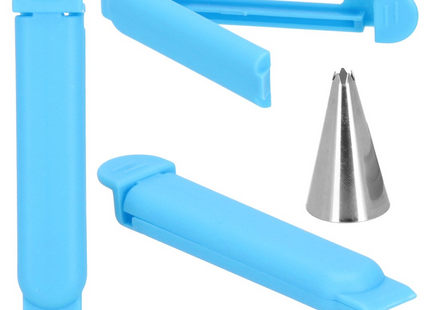 Taart Decoratie Set | 7-Delig | Herbruikbaar | Blauw
