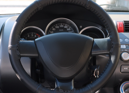 Carpassion Stuurhoes - Steering Cover - Leer - Ø 42-44 CM
