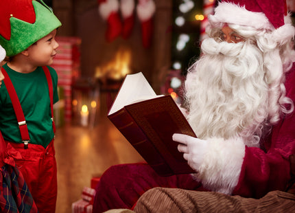 Kerstman Kostuum | Kerstman Pak | Verkleedkleding | 9-Delig | Rood/Wit/Zwart
