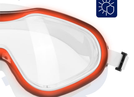 Duikbril - Zwembril - Inclusief Oordoppen En Neusklem - Verstelbaar - Unisex - Transparant - UV400