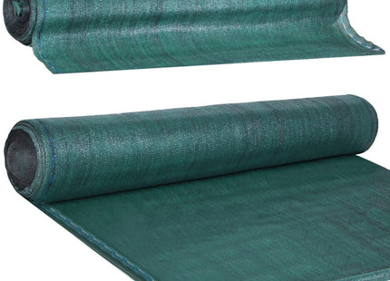 Zichtbreeknet | Zichtdoek | Privacynet | Schaduwdoek | Rol 1,5 x 10 m | 95 % Schaduw | 185g/m² | Groen