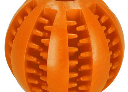 Hondenspeeltje - Hondenbijtring - Rubber - Tandheling - Oranje
