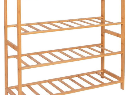Springos Schoenenrek | 16 - 20 Paar Schoenen | 4 Laags | Bamboe