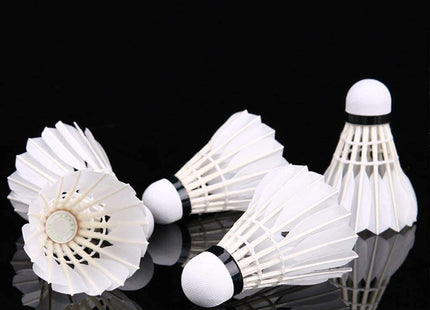 Badminton Shuttles - 6 Stuks - Badminton - Professioneel - Kunststof - Wit