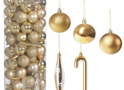 Kerstballen | 100 Stuks | Goud Tinten