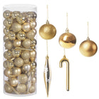 Kerstballen | 100 Stuks | Goud Tinten