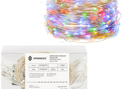 Kerstboomverlichting - 200 LED - Microdraden - 20 M - Multicolor