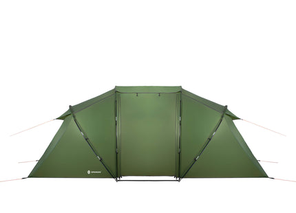 Tunneltent |Kampeertent | Tent | Waterdicht | 4 Persoons | 2 Slaapkamers | Groen | 460 x 200 x 245 cm
