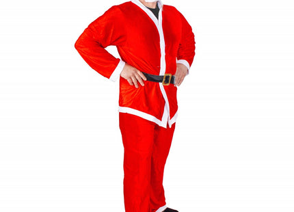 Kerstman Kostuum | 5-Delig | Rood/Wit