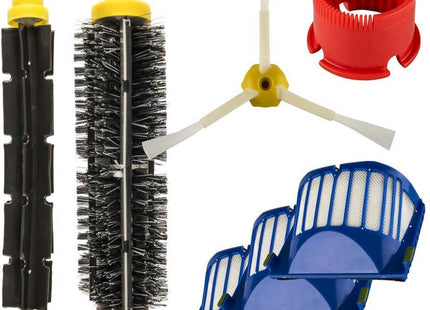 Filtrall Vervangingsset – Geschikt voor iRobot Roomba 600-serie -  Compleet Onderhoudskit  – 7-delig