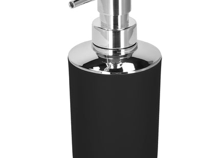 Badkameraccessoiresset - Prullenbak - Toiletborstel - Zeepdispencer - Tandenborstelbeker - Zeepbak - Mok - Zwart