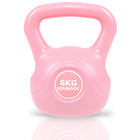 PVC Kettle Bell | Kettlebell | 6 kg | Roze