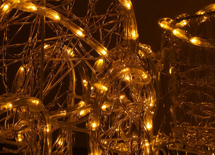 Rendier Met Slee | 312 LED Lampjes | Warm Wit