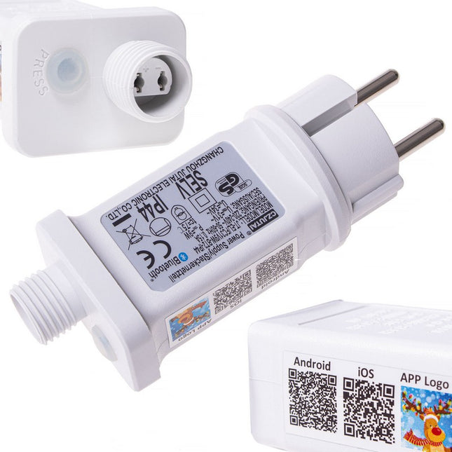 Voeding voor Kerstverlichting | Bluetooth | Inclusief App via Smartphone
