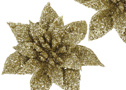 Kerstboomhanger | Met Clip | Ster van Bethlehem | Goud Glitter