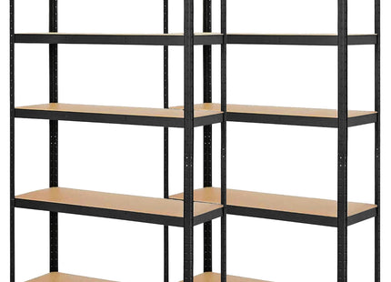 Opbergrek - Stellingkast - 875 KG -  Metaal - Zwart - 180 x 90 x 40 cm