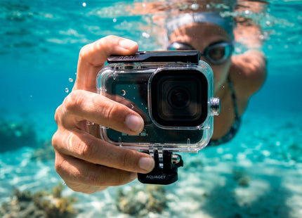 Waterdichte behuizing voor GoPro 9 / 10 / 11 / 12 / 13 – IPX8  - Waterproof Tot 45 Meter - Transparant - GoPro Onderwater - GoPro SUP