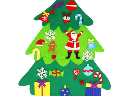Vilten Kerstboom Voor Kinderen | Vilt | 25 Decoraties | 115 cm