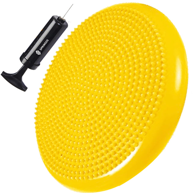 Balanskussen | Inclusief Pomp | Glans Geel | 34 cm