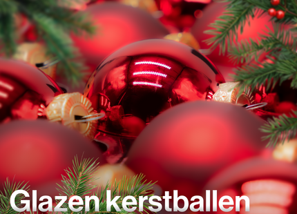 Kerstballen Glas | 30 Stuks | Mix | Glas | Mat | Glans | Rood |
