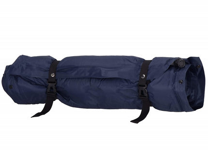 Slaapmat - Zelfopblazend - 193 cm - Inclusief Hoes & Hoofdkussen - Marineblauw