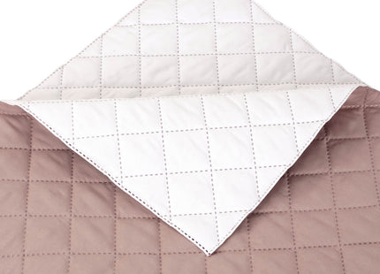 Sprei - Roze - Wit - Dubbelzijdig - Gewatteerd - 200 x 220 Cm