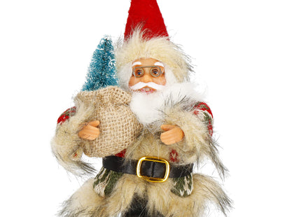 Kerstman | Kerstbeeldje | Kerstversiering | 20 cm