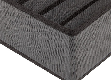 Organizer | 7 Vakken | Grijs/Zwart | 30 x 30 cm