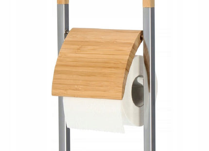 Toiletbutler | Chroom/Bamboe