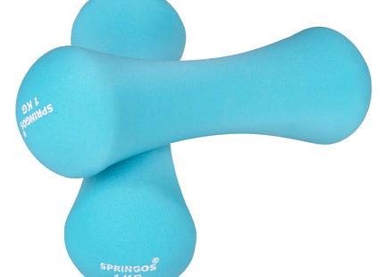 Dumbbell Set - 2 KG - Blauw