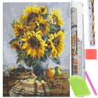 Diamond Painting - Volwassenen - zonnebloemen - 40 x 30 cm