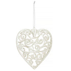 Kerstversiering | Kerstdecoratie voor binnen | Kersthanger | Hart | 9 cm