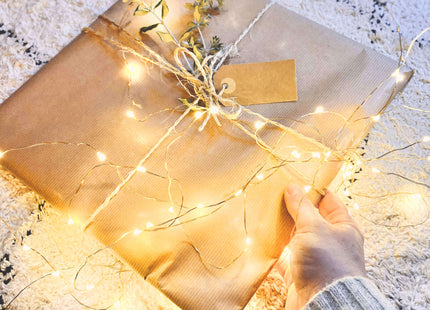 Kerstboomverlichting | met 200 LED Lampjes | 22 M | Warm Wit | Zonne-energie