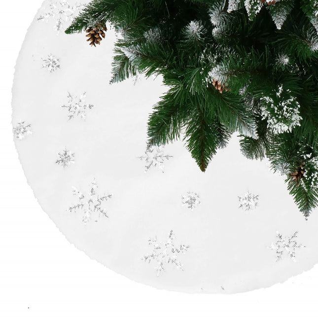 Kerstboomrok | Kerstboomkleed | Kerstboomversiering | 90 cm | Wit
