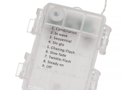 Kerstboomverlichting - Sterren - 80 LED -  5 M - Warm wit