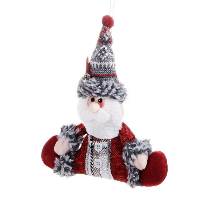Kerstversiering | Kerstdecoratie voor binnen | Kersthanger | Kerstman | 15cm | 1 stuk