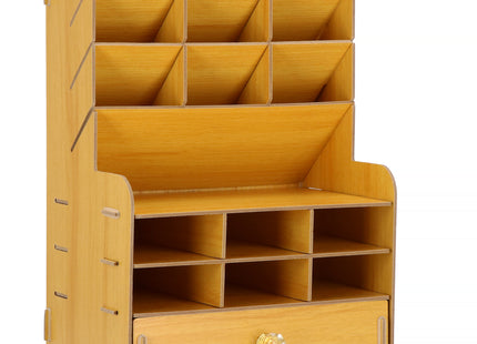 Bureau Organizer | 15 Vakken | Hout  | 32 x 22 cm