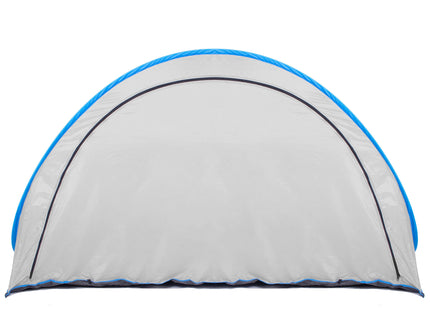 Strandtent | Pop-Up Strandtent | UV Filter | Inclusief Draagtas | 120 x 200 x 110 cm | Grijs/Blauw