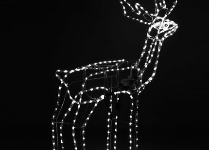 Rendier | Beweegbaar Hoofd | 288 LED Lampjes | Koel Wit