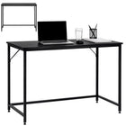 Bureau – Werkbureau – Computer Bureau – Bureautafel – 100 x 50 x 76 cm – 50 Kg - industriële - Zwart