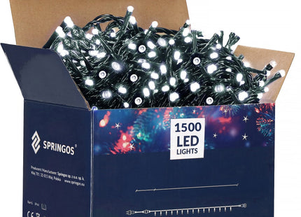 Kerstverlichting | 90 m | 1500 LED | Koel Wit