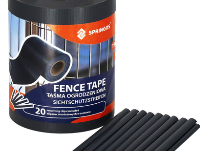 Vlechtband | Privacyfolie | Vlechtband Voor Tuinafsluiting | PVC | 35 m | Antraciet