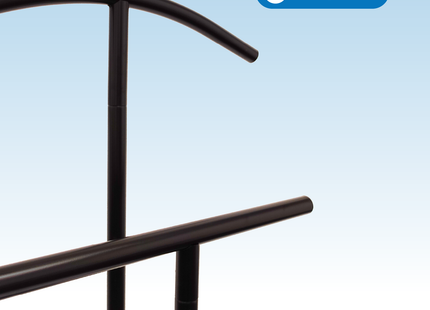 Dressboy - Kledingstandaard - Kledingrek - Kledingstang - Metaal - Zwart