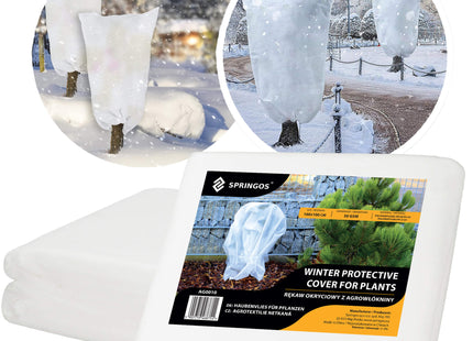 Vliesdoek - Plantenhoes -Plantenbescherming - 50g/M2 - 10x16 M - Wit