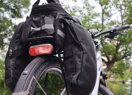 Fietstas - Bagagedrager - Polyester - Polyurethaan - 8 L - Zwart