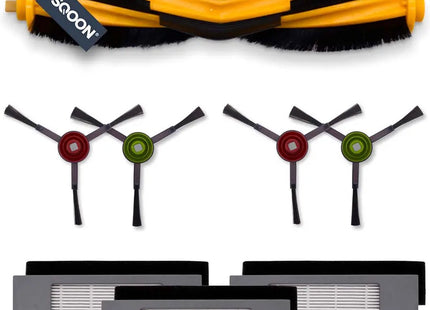 SQOON® Onderhoudsset – Geschikt voor Ecovacs Deebot T8 / N8 / T9 Serie – 8-delig