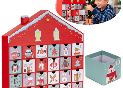 Adventskalender | 24 Delig | Papier | Huis