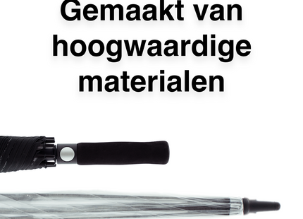 Transparante Paraplu - Doorzichtig - Stevig - Ø 130 cm