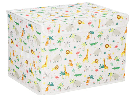 Speelgoedkist - 40 L - Meerkleurig -  Dieren  - 42 x 32x 30 CM