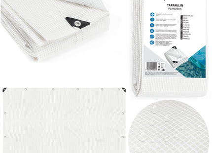 Afdekzeil | Dekzeil | Zeildoek | Waterdicht | PVC | 3 x 4 m | 100 g/m2 | Transparant